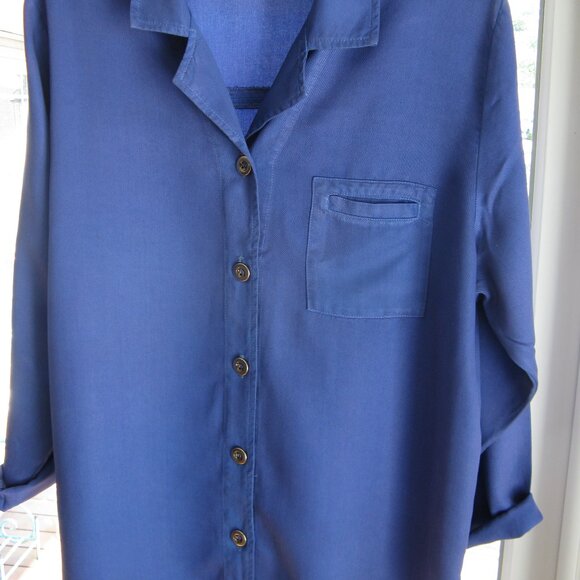 City Wear Tencel Shirt Jscket Size Large - Picture 3 of 13